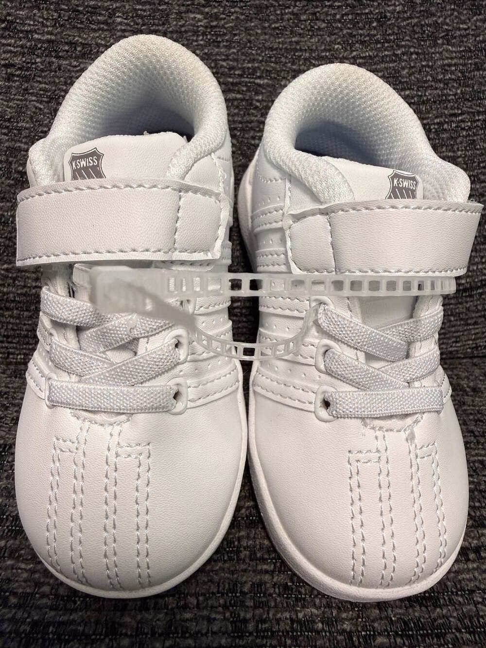 K-Swiss Classic VN Low Infant Toddler White Sneakers Size 6